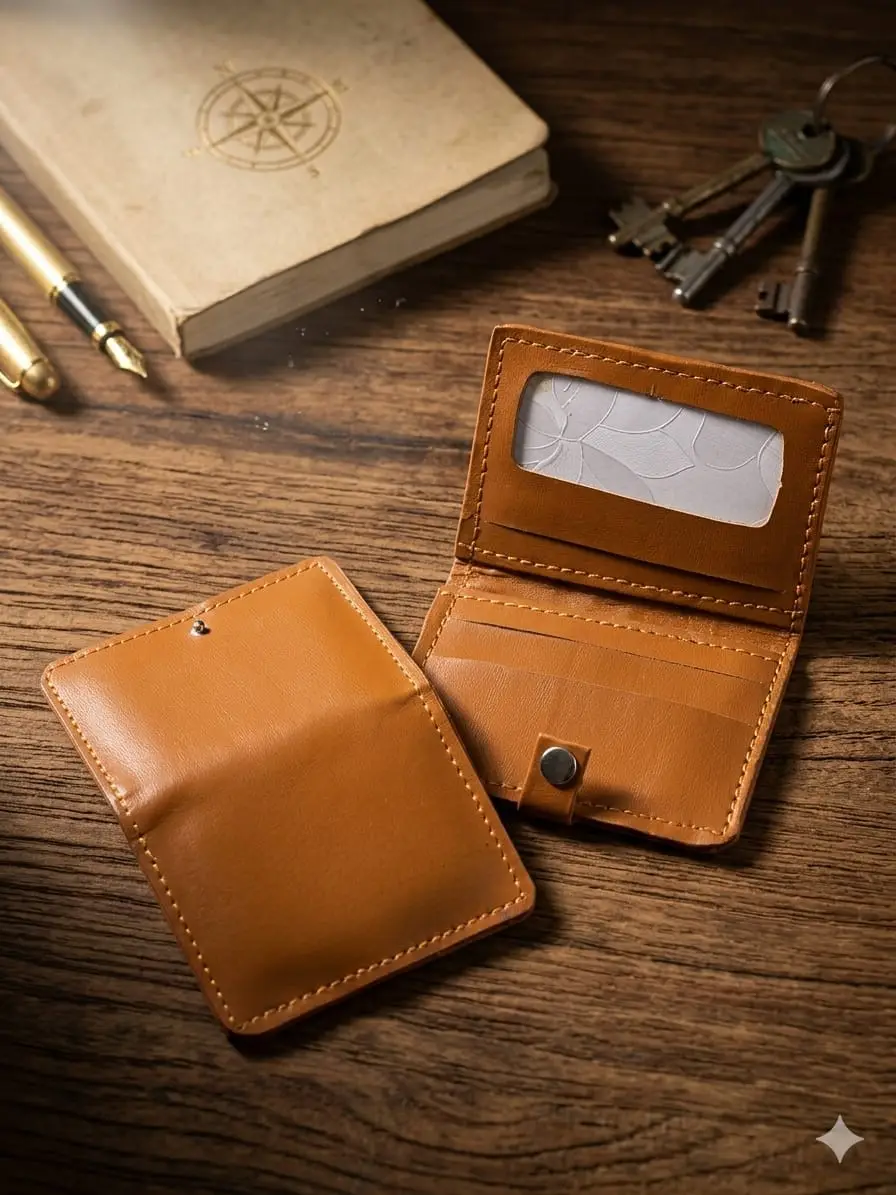 Men Card Holder Pocket Wallet PU Leather Wallet