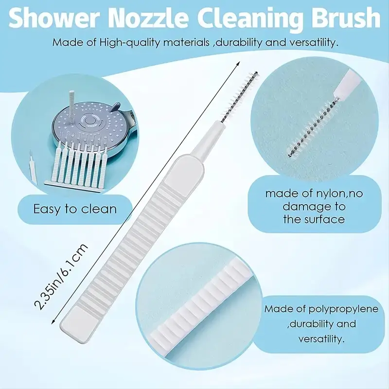 10pcs Mini Shower Head Cleaning Brush Set-Multi-Purpose Cleaning Brush