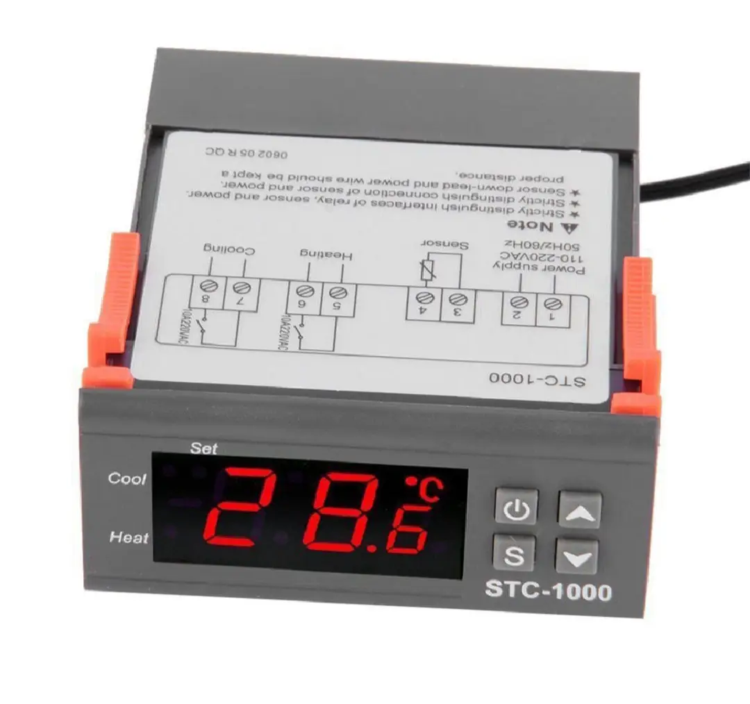 STC-1000 Digital Temperature Controller Thermostat with NTC Sensor