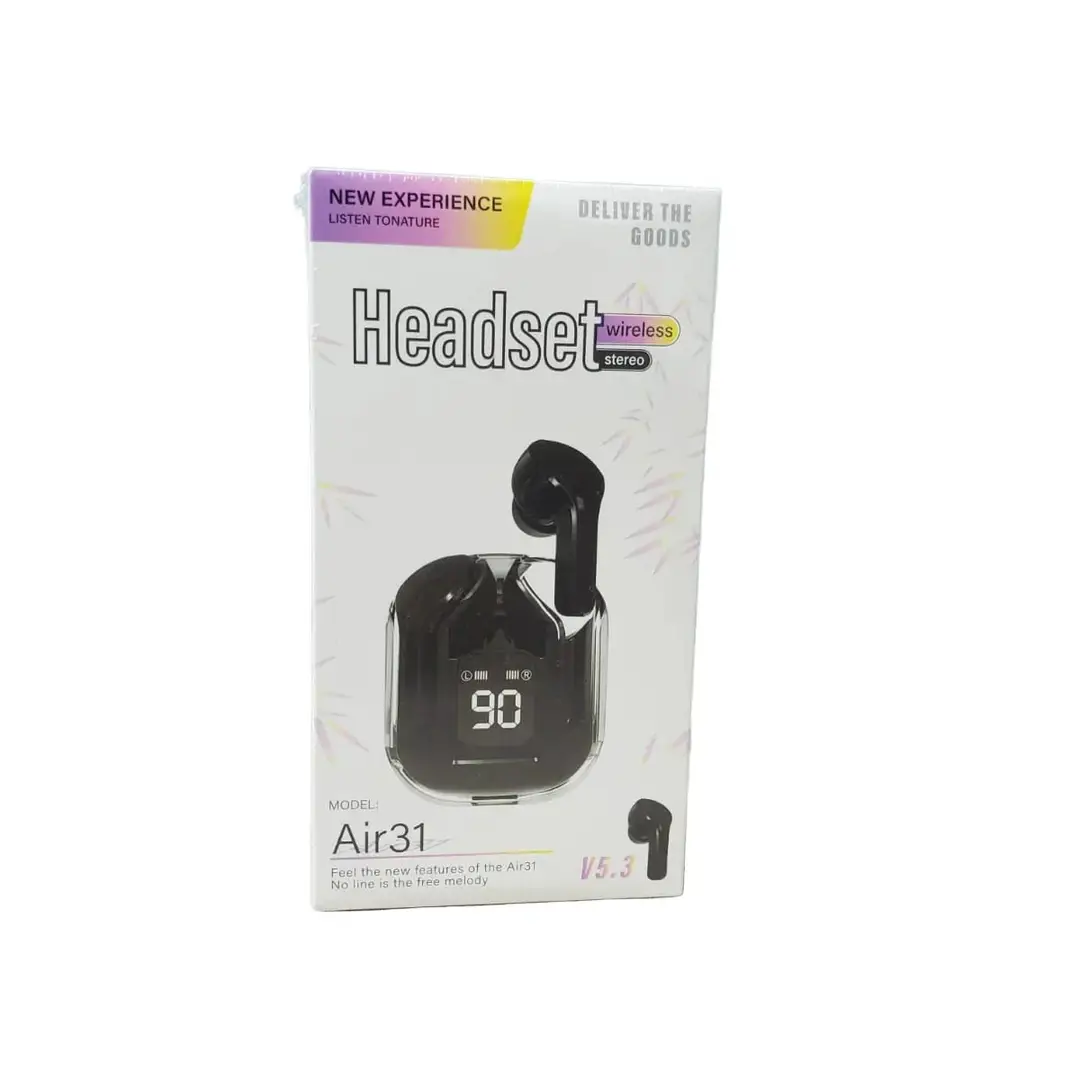 Air 31 Wireless Earbuds V5.3 Transparent Case