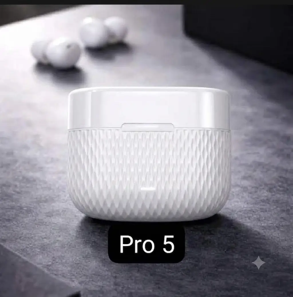 Buds Pro 5 TWS Wireless Bluetooth Earbuds with ENC Mic Touch Control & Type-C Charging
