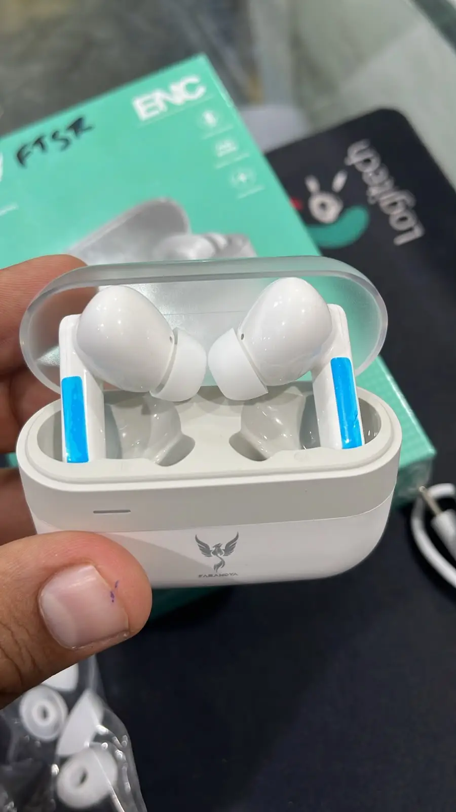 Faranova FA-A31 Wireless Earphones Bluetooth 5.3 TWS Earbuds with ENC Mic Touch Control