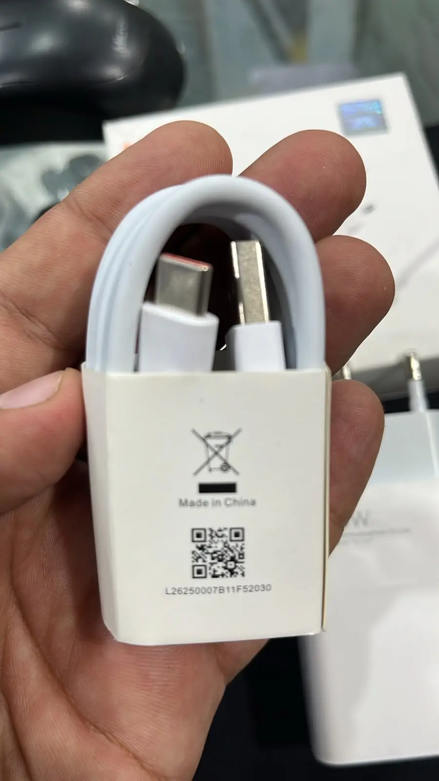 MI First Copy 120W Fast Charger with Type-C Cable