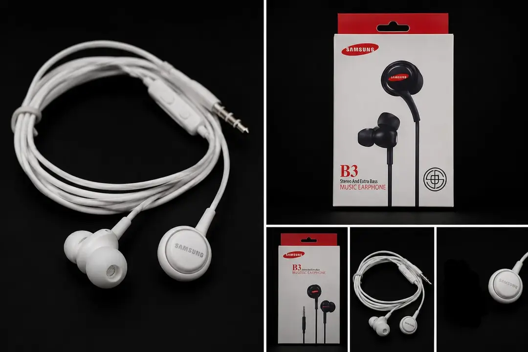 Clear Voice Wired Earphones White
