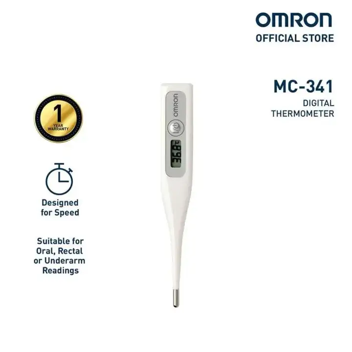 OMRON Digital Thermometer MC-341 - Fast Accurate Digital Thermometer