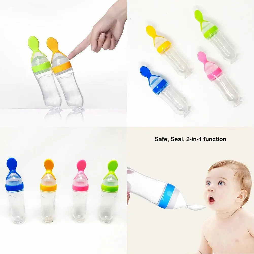 BPA Plastic Pacifier And Feeding Spoon Set
