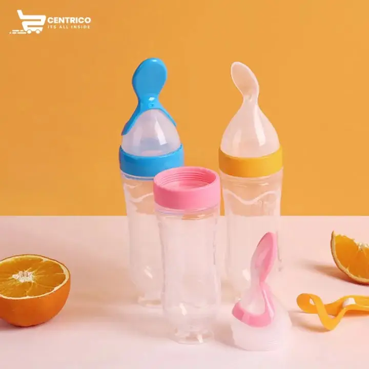 BPA Plastic Pacifier And Feeding Spoon Set