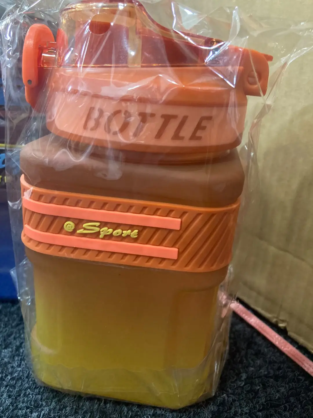 500ml Double Side Kids Leak Proof Bottle | Sweeping Straw with Handle
