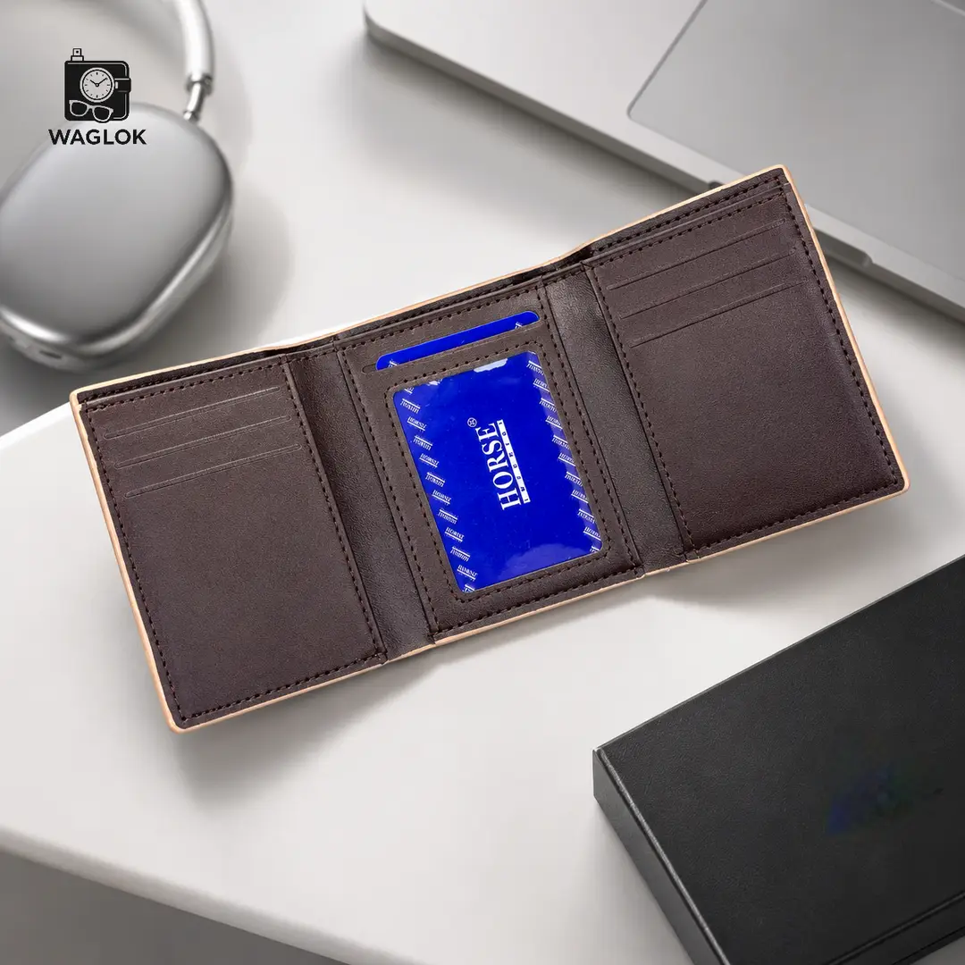Horse Trifold Short Wallet for Men & Women