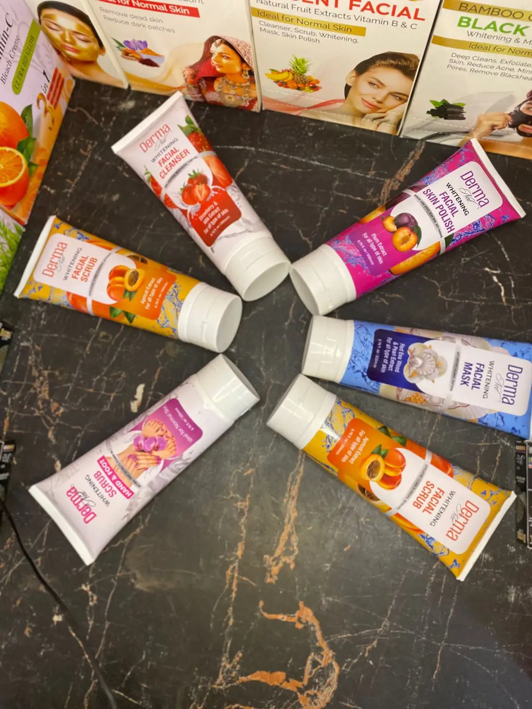6 in 1 Skincare Bundle - Complete Facial Kit - 1 Pack