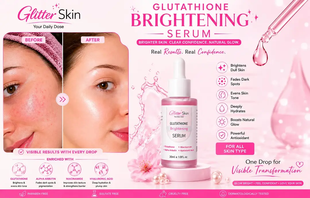 Glitter Skin Glutathione Brightening Serum 30ml