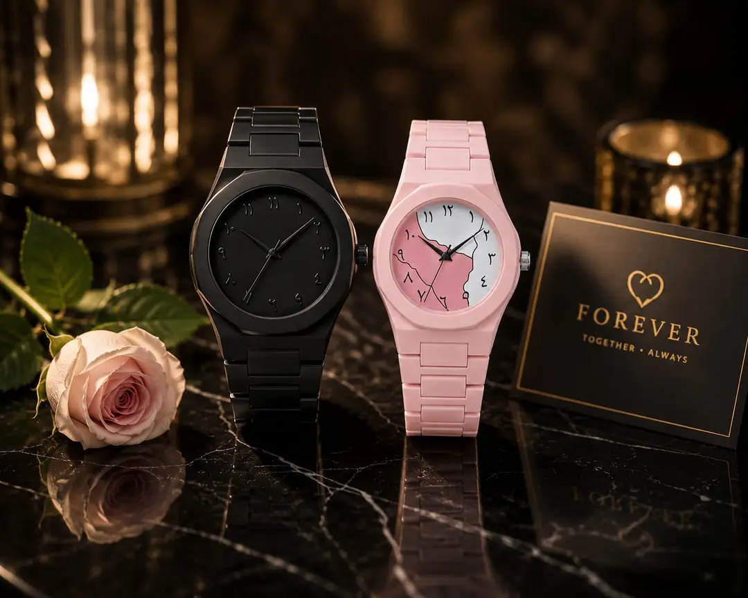 Unisex Movement: Quartz, Water Resistant Watch Pack Of 2
