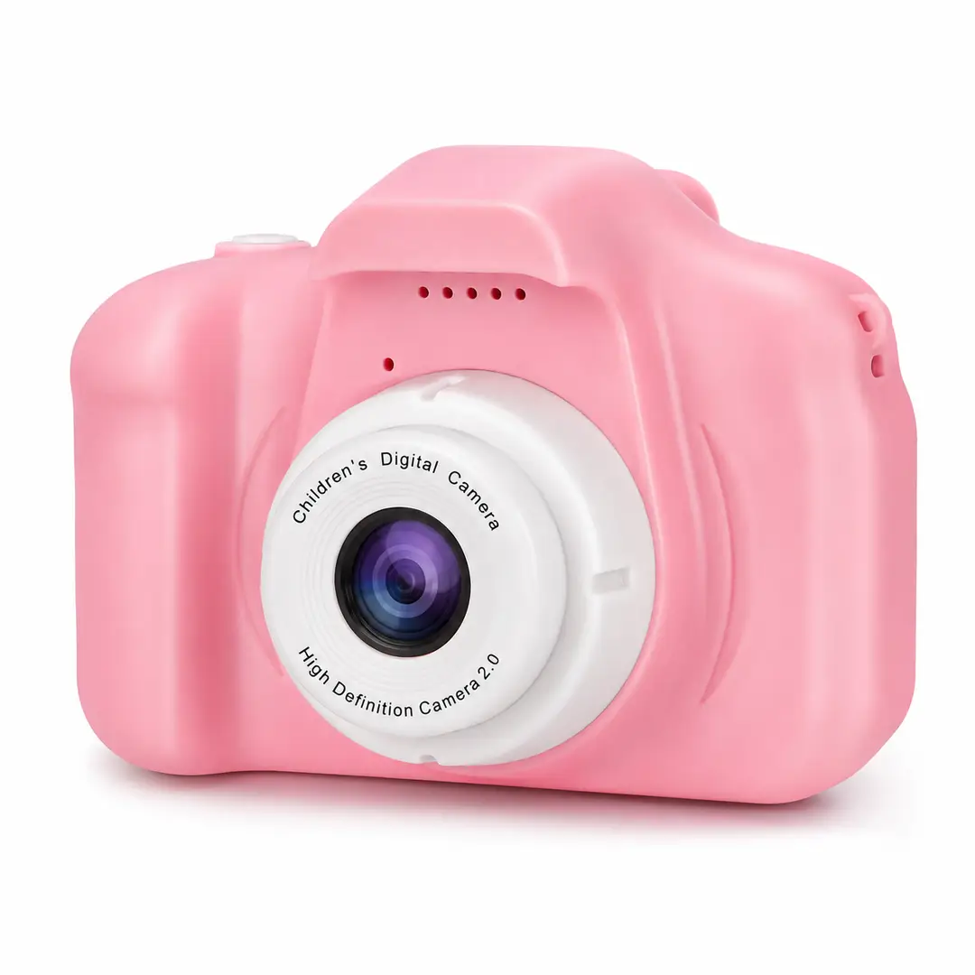 Kids Digital Camera for Photos & Videos – Lightweight Children’s Camera in Pink or Blue