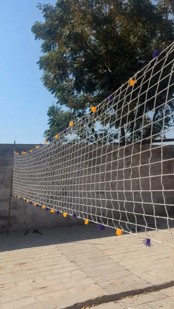 Premium Volleyball Net | Handmade | Indoor & Outdoor | Size 15ft
