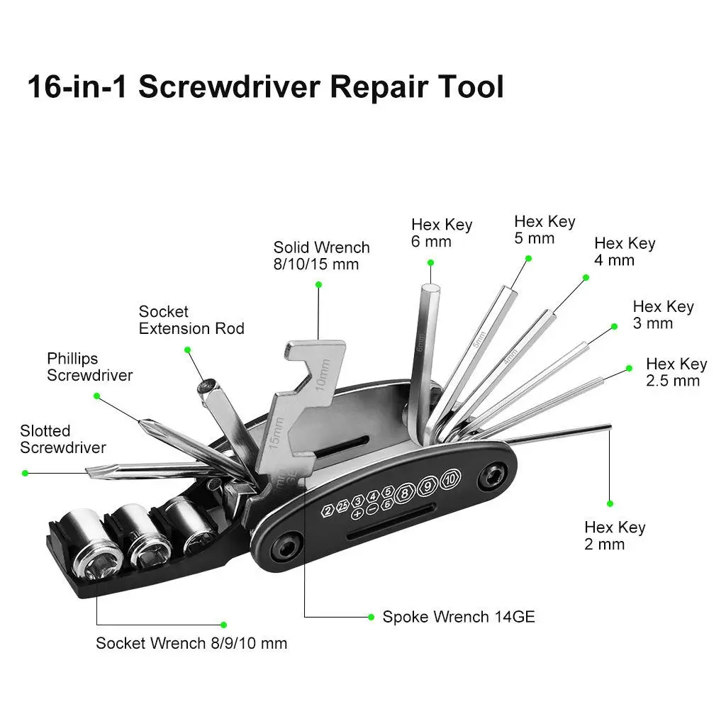 1 Pc ABS Plastic Tool Kit Set