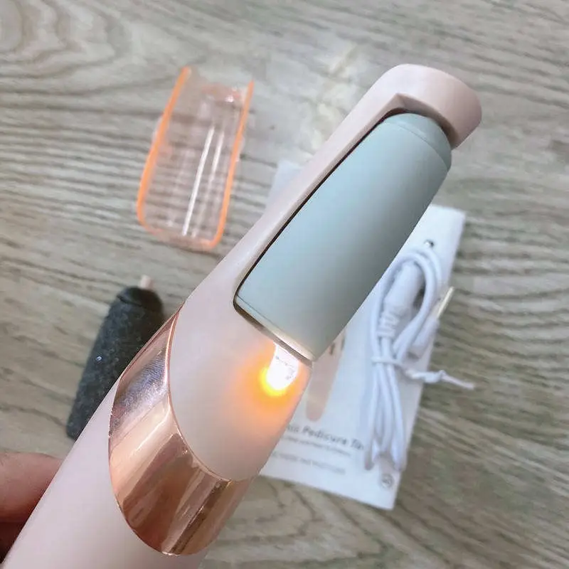 Electric Foot Callus Remover Rechargeable – Pedicure Dead Skin Remover for Heels & Feet – Portable Foot Care Tool