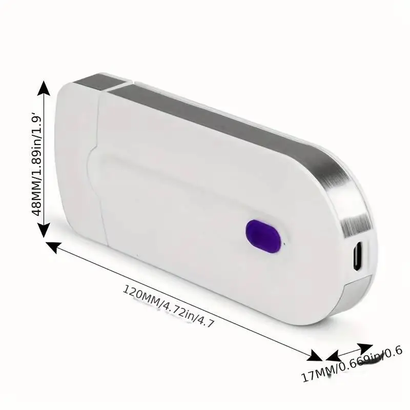 Rechargeable Electric Lady Shaver for Women – Painless Hair Removal Trimmer for Face, Underarms & Body – USB Hair Remover