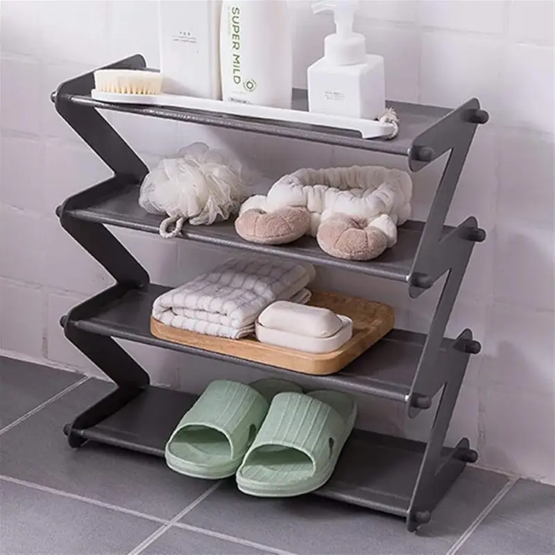 4 Layer Z Shaped Shoe Rack