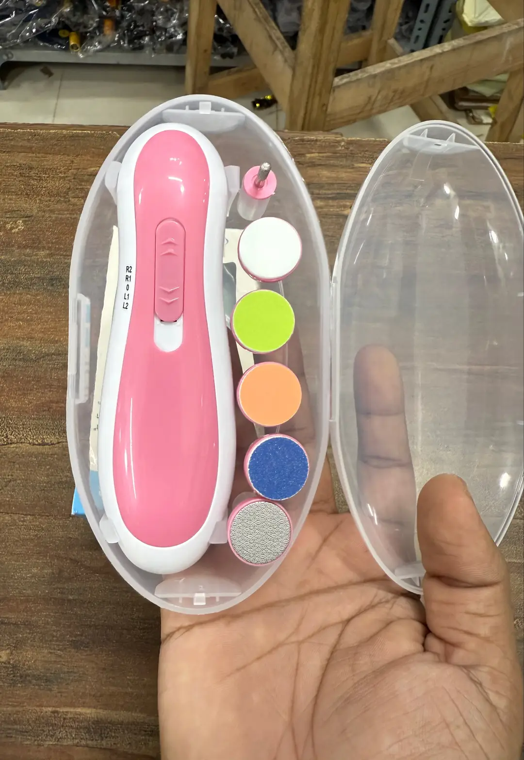 Baby Electric Nail Grinder for Newborns & Kids | Safe, Quiet USB Rechargeable Nail Trimmer Kit