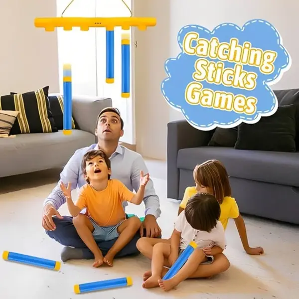 Hand Speed Challenge Game for Kids – Quick Reaction Catching Game – Hand-Eye Coordination Training Toy – Indoor Family Game