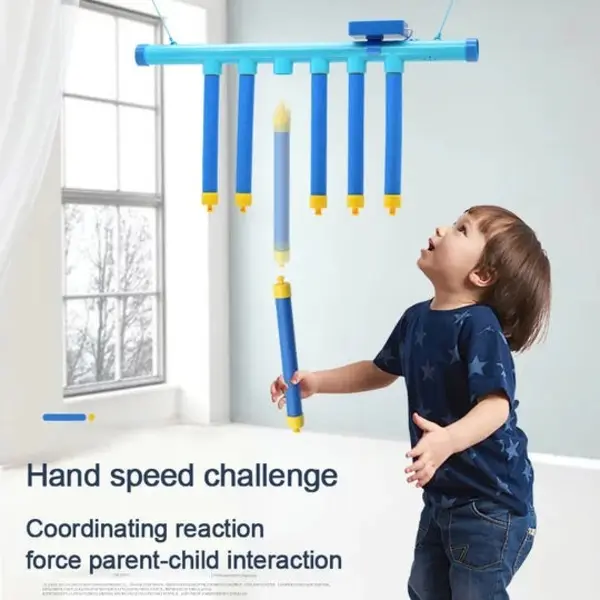 Hand Speed Challenge Game for Kids – Quick Reaction Catching Game – Hand-Eye Coordination Training Toy – Indoor Family Game