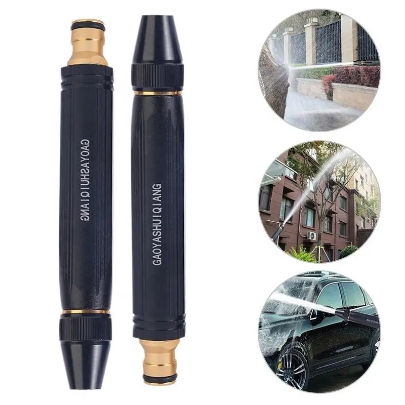 High Pressure Water Spray Nozzle – Adjustable Garden Hose Nozzle for Car Wash, Gardening & Home Cleaning