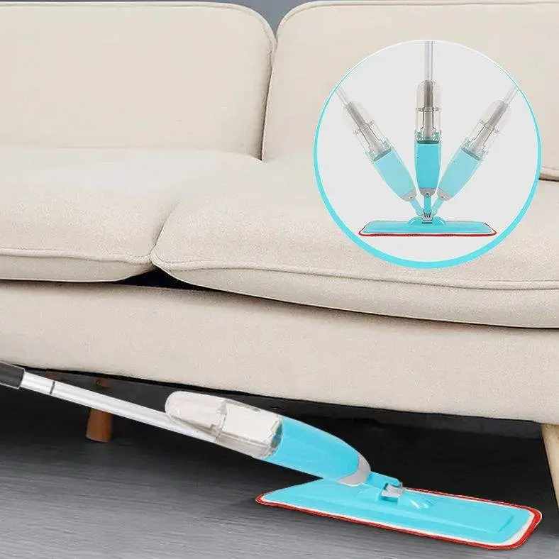 Healthy Spray Mop with Refillable Water Bottle | Flat Floor Cleaning Mop | Microfiber Spray Mop for Tiles, Marble, Wood & Laminate Floors