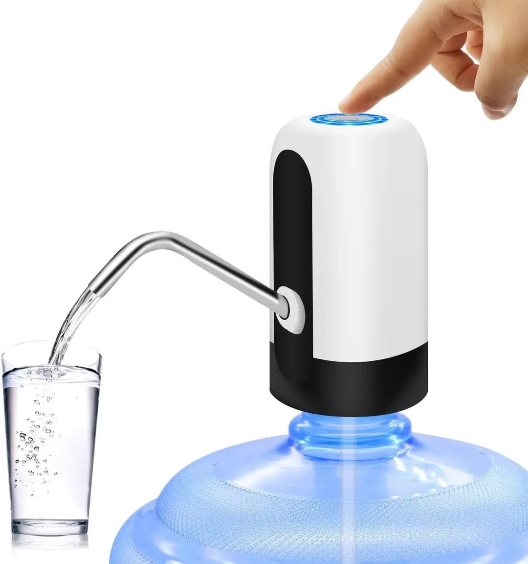 Automatic Water Dispenser Pump USB Rechargeable – Electric Water Bottle Pump for 19L Gallon – Portable Drinking Water Dispenser