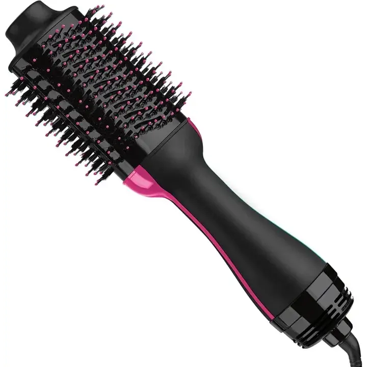 One Step Hair Dryer & Styler Hot Air Brush | 2-in-1 Hair Dryer Brush | Hair Straightener & Volumizer | Hot Air Styling Brush for Women