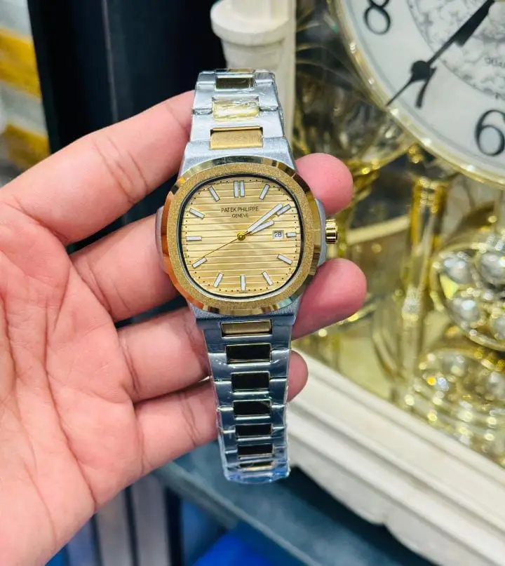 Pp Matt Two-Tone Chain Watch For Mens