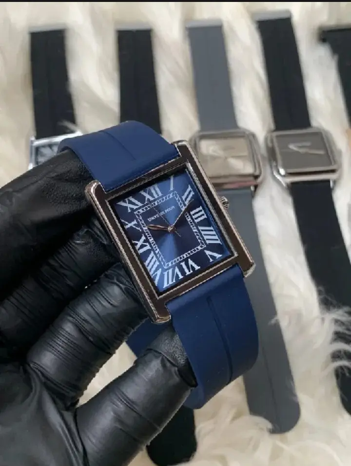 Silicone Soft Rubber PU Strap old money watch
