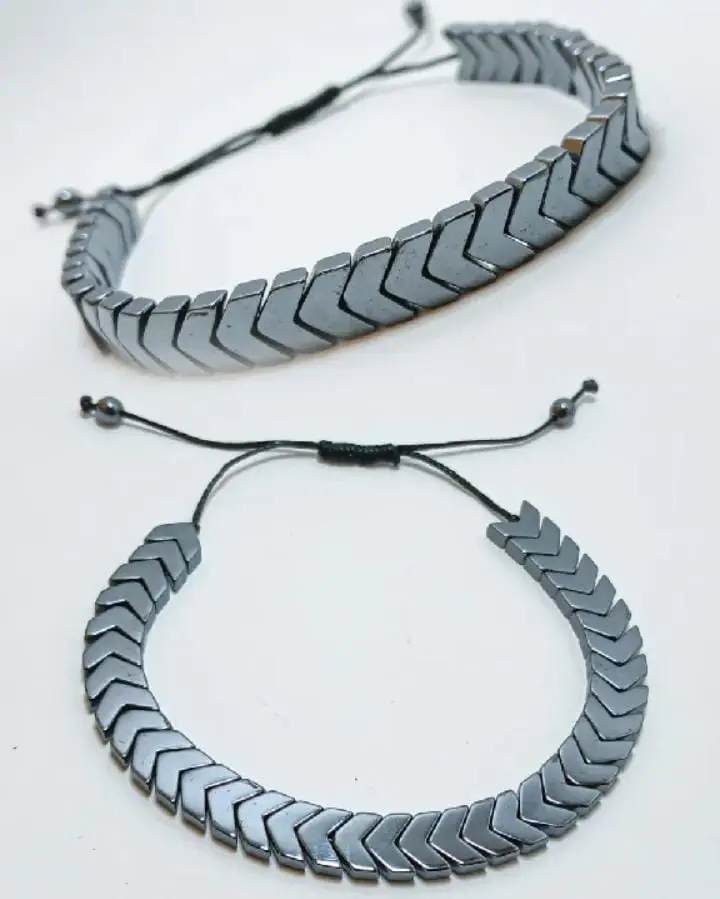 Trendy Aesthetic Hematite Stone Bracelet For Boys & Men | High-Quality Bracelet | New Design Bracelet For Boys | Stylish Bracelet For Boys