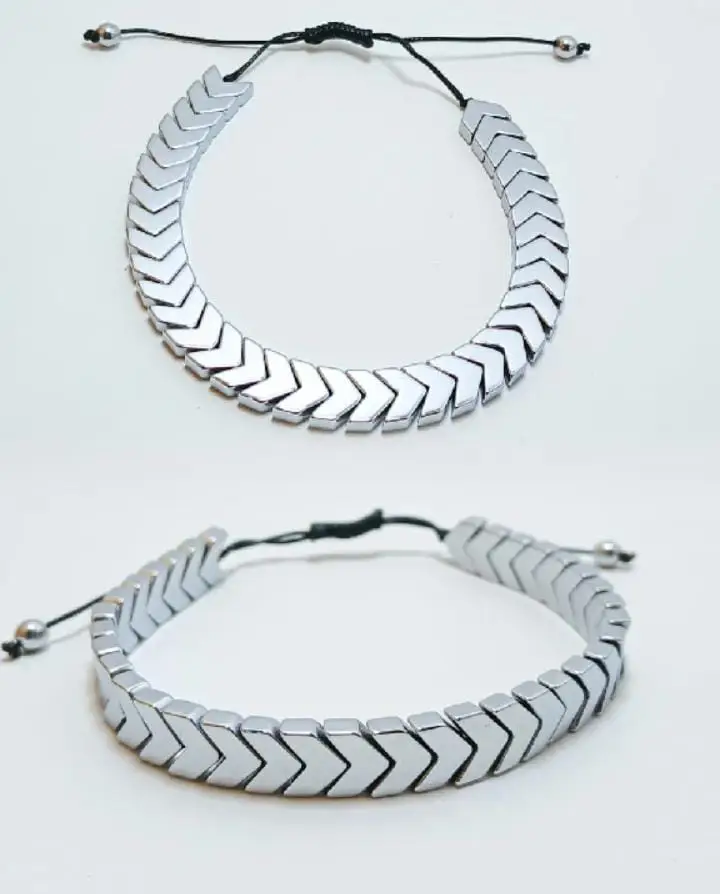 Trendy Aesthetic Hematite Stone Bracelet For Boys & Men | High-Quality Bracelet | New Design Bracelet For Boys | Stylish Bracelet For Boys