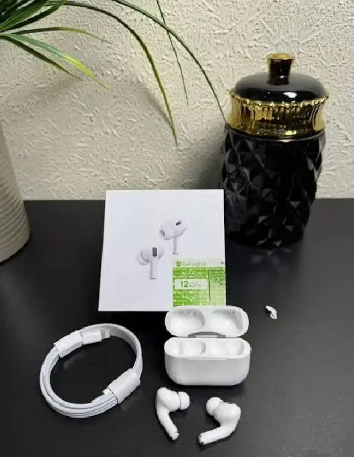 White Airpods