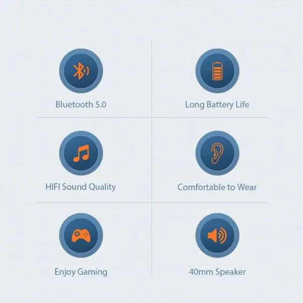 Black Long-Lasting Battery With Fast Charge 09 Headphone