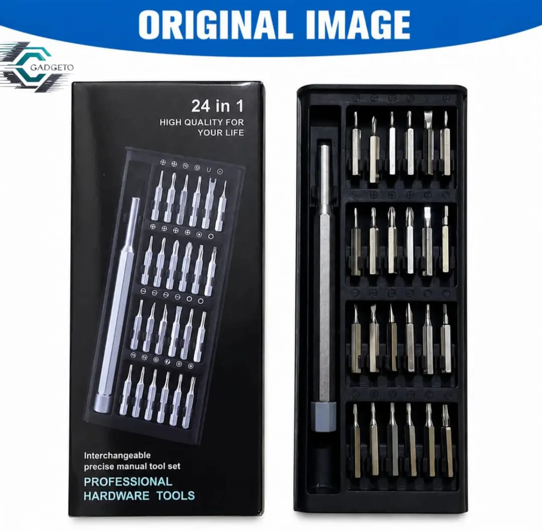 25 in 1 Magnetic Precision Screwdriver Set | Multi-Function Repair Tool Kit for Mobile, Laptop, Watch, Glasses & Electronics | Professional Precision Kit for Repairing | 24 in 1 Screwdriver Kit