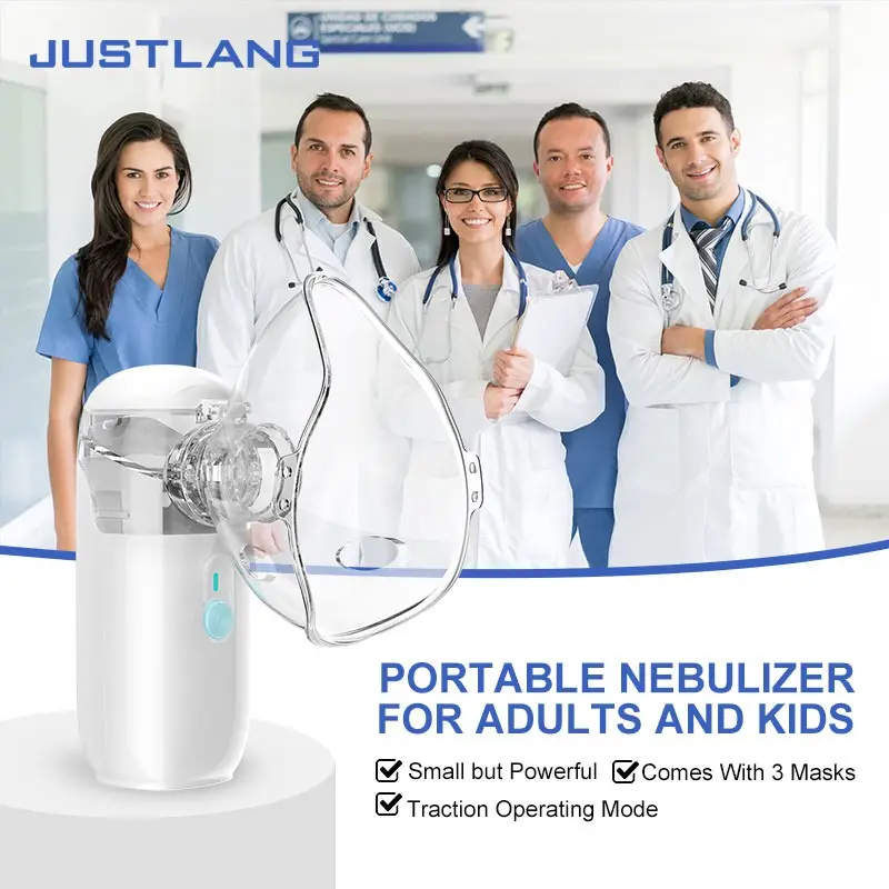 Portable Mesh Nebulizer Machine for Kids & Adults