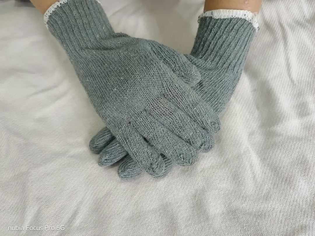 6 Pcs Cotton Textured Crochet Gloves 3