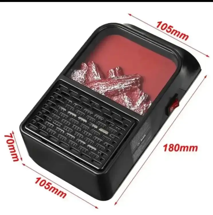 Remote Control Winter New Flame Heater Heater Household Mini Heater Bedroom Office Dormitory Mobile Small Air Conditioner