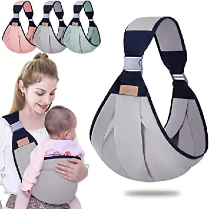 Adjustable Newborn Baby Carrier Sling Wrap Breathable Backpack Shoulder Strap For Baby Feeding