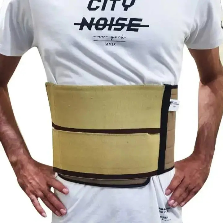 ADJUSTABLE 2 PANEL ABDOMINAL BINDER And Lower Back Support Belt