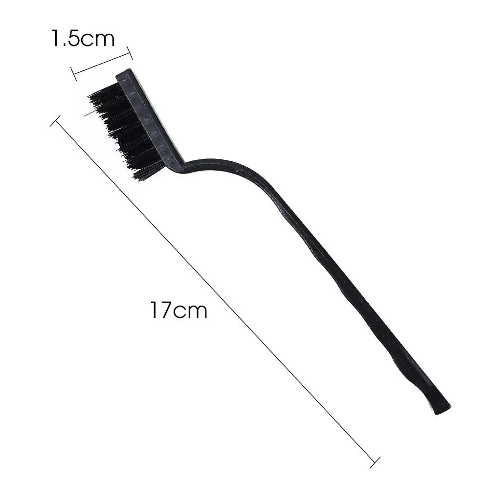 3pcs/Set Gas Stove Cleaning Brush 3style Brush Head Nylon Iron Wire Copper Wire Powerful Decontamination Brush Kitchen Tools