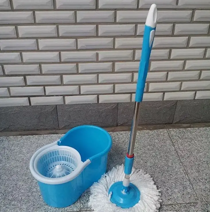 Spin Mop - Easy Spin Magical Mop Set 360 Degree Microfiber Mop Head Home Clean Tools Microfiber