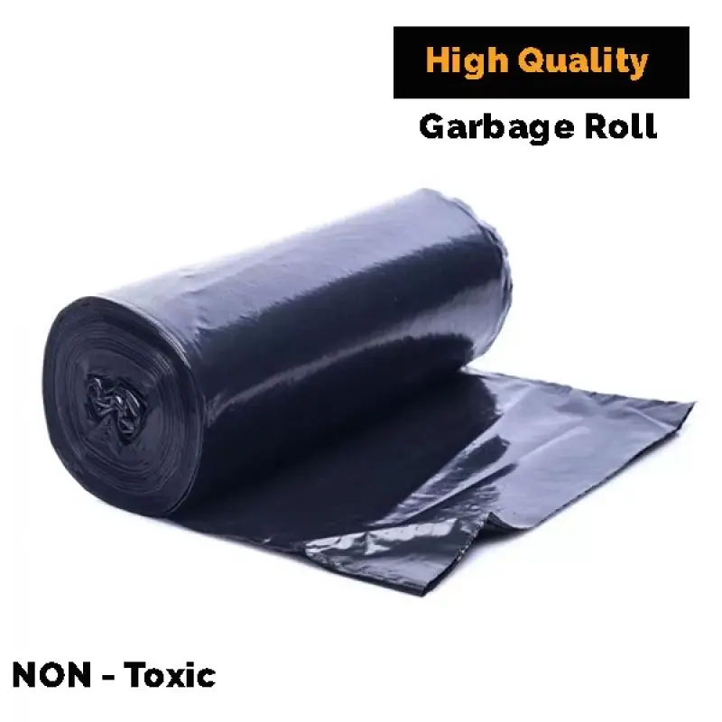 Garbage Bags For Dustbin Pack Of 35 18 X 24 Inch / Garbage Bag (1 Roll / 32 Bags)
