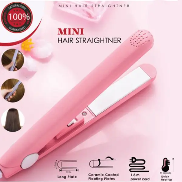 Pack Of 2 Combo Mini Hair Straightener And Hair Dryer