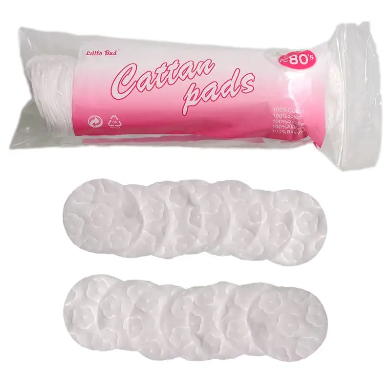 80 Pc Makeup Remover Pure Cotton Pads