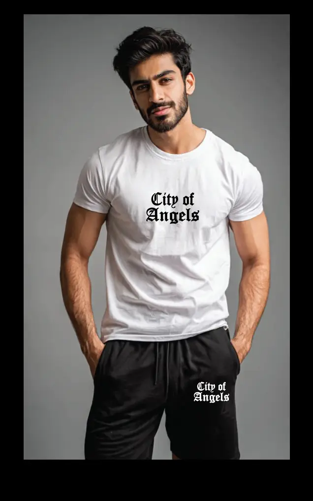 2 Pcs Men's Cotton Printed T-Shirt & Shorts Tracksuit