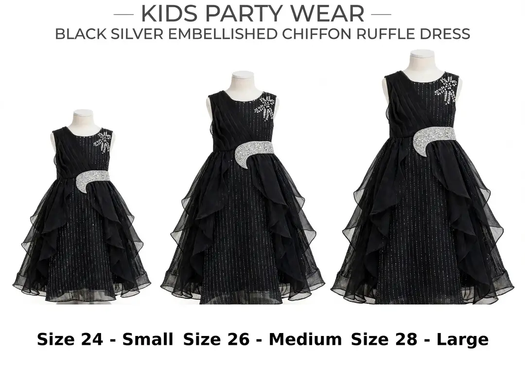 2 Pcs Frock And Trouser Set size (24, 26, 28)