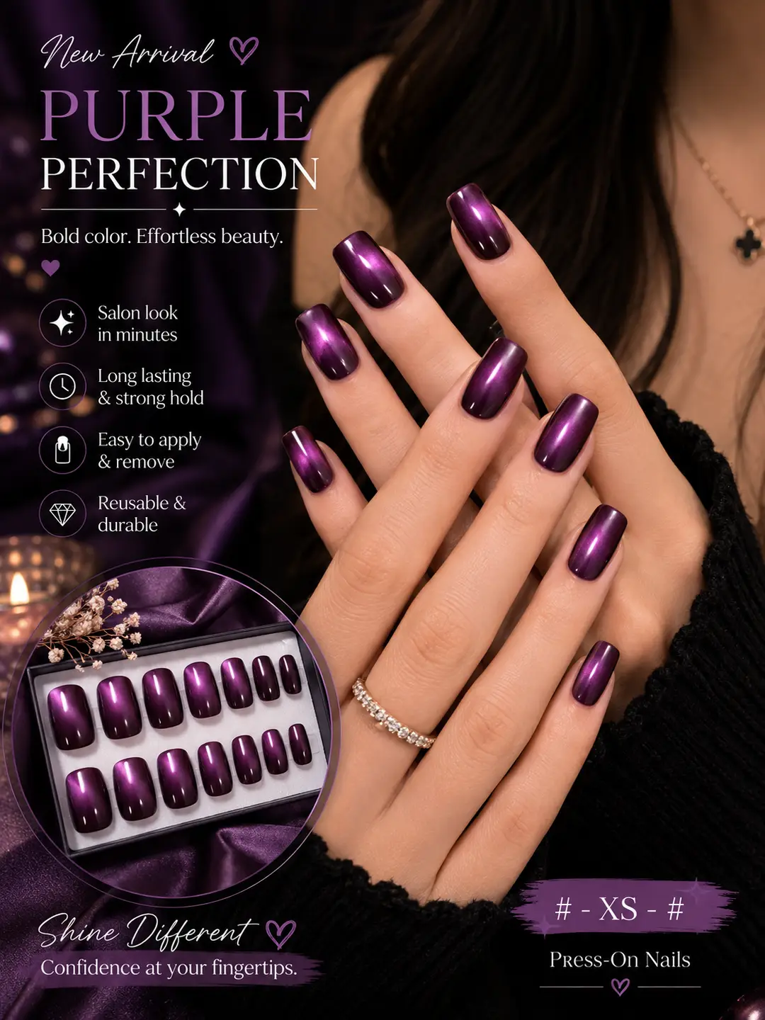 Cat eye nails