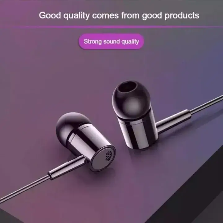 Stereo In Ear Handsfree Earphones with High Quality Sound and Mic